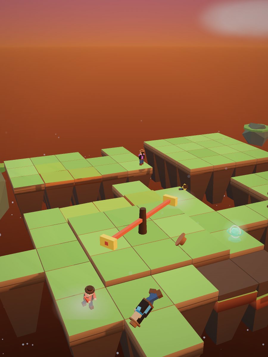 Last Standing — outlaws brawl across a crumbling floating archipelago as the rim collapses into the void
