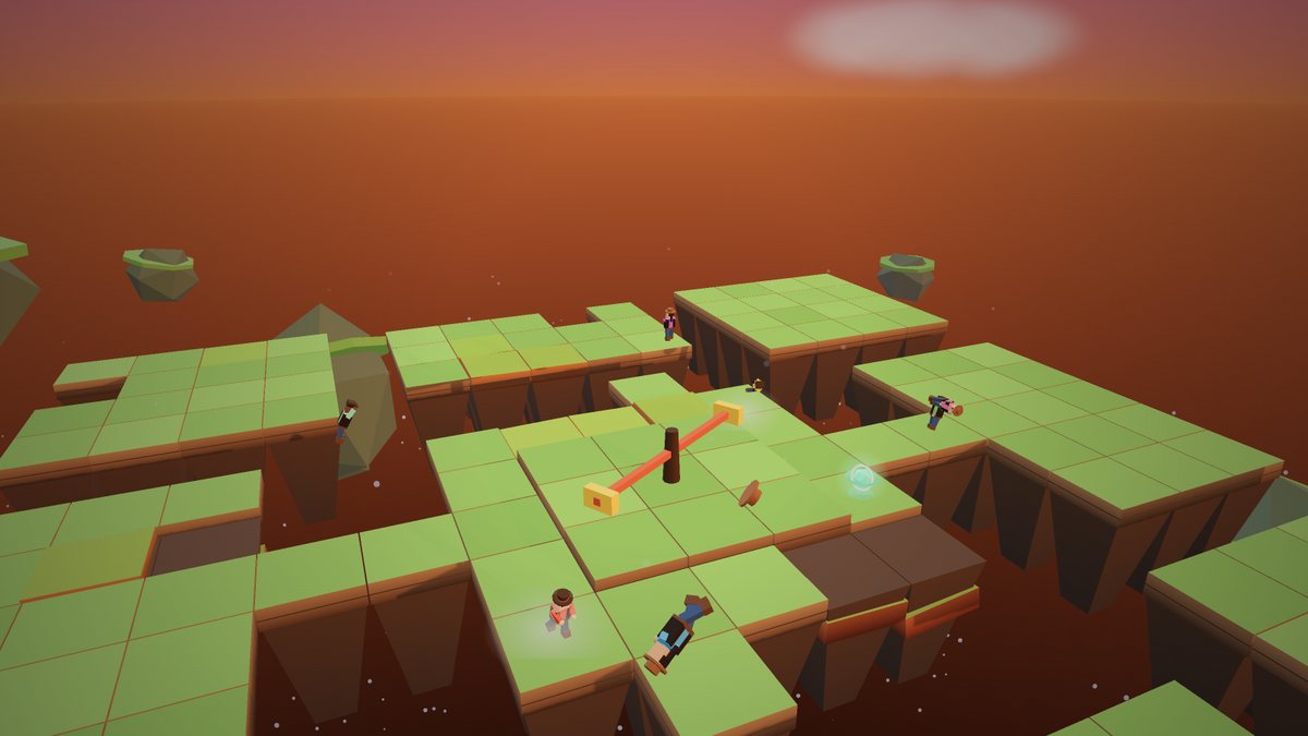 Last Standing — the crumbling archipelago at sunset